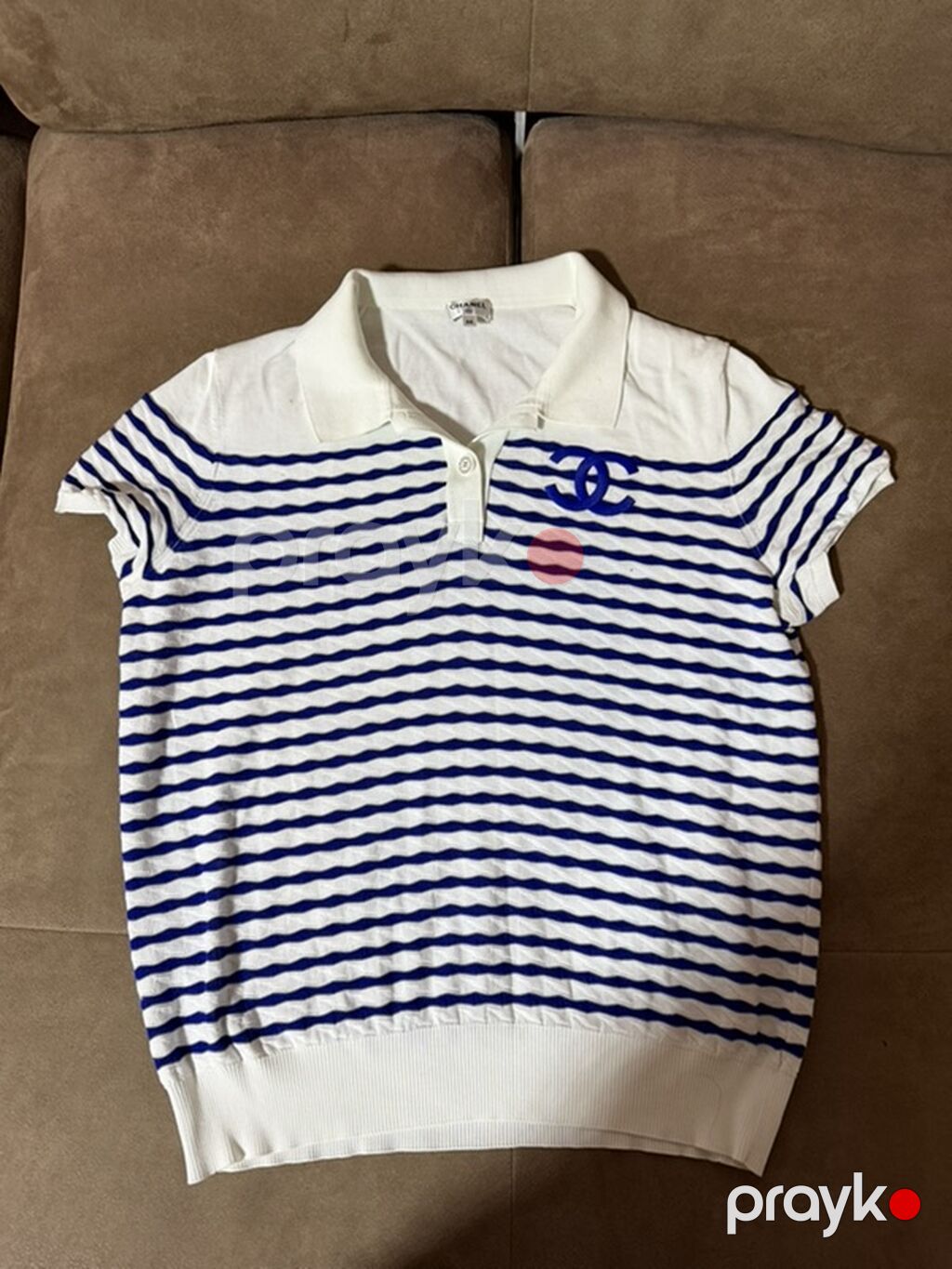 Polo köynək, Chanel, S, rəng - Ağ — Futbolka və polo, Bakı (3)