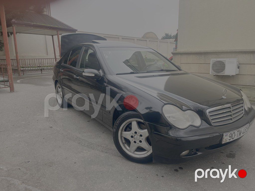 Mercedes C 200, 2.0 L, 2001 il, 345 000 km — Avtomobillər, Bakı (11)