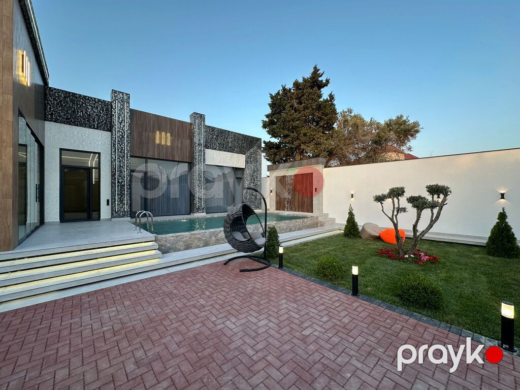 Satılır 5 otaqlı həyət evi/bağ evi 220 m² — Ev, villa, Bakı (8)