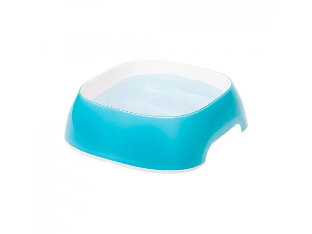 Ferplast Glam S İtlər və pişiklər üçün açıq mavi plastik qab, 15 x 13.5 x 5 sm, 0.4 l — Bakı