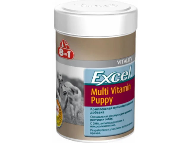 Bala itlər üçün 8in1 Excel Multivitamin, 100 Tablet — Bakı