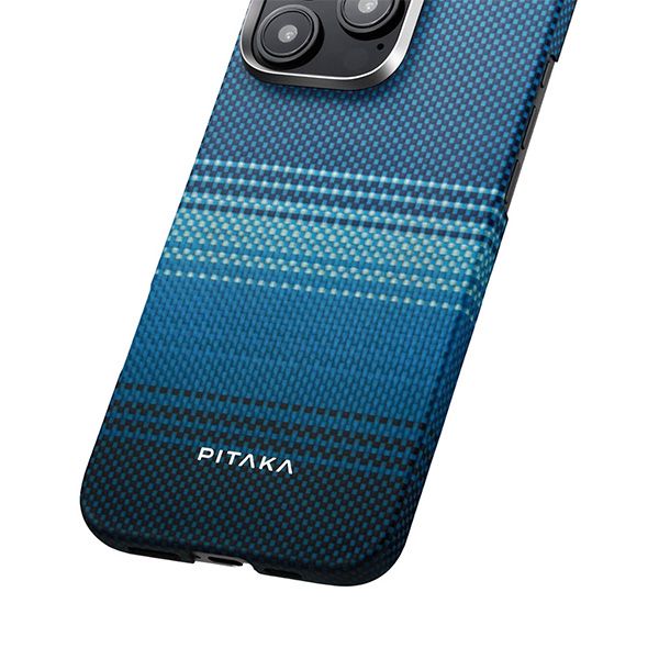 Pitaka Tactile Woven Ultra Slim Case For iPhone 16 Pro Max (KI1601MOM) Moonrise — Mallar, Bakı (5)
