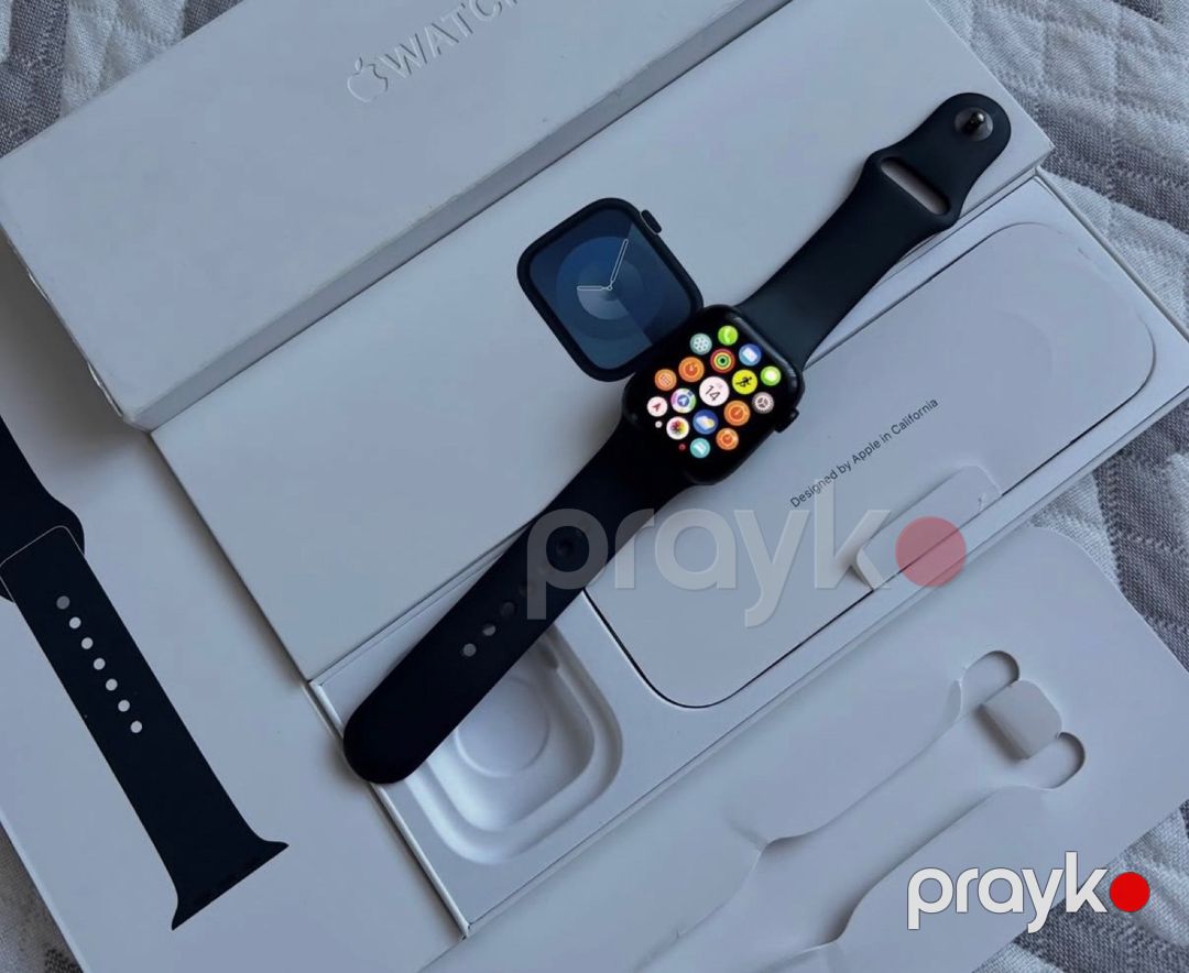 Apple Watch Series 9 Aluminum Midnight 45mm — Ağıllı saatlar və biləkliklər, Bakı (5)
