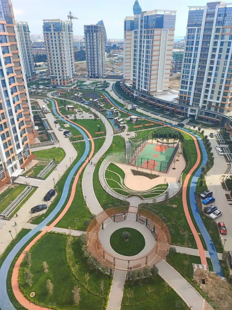 Kirayə verilir 4 otaqlı Mənzil Yeni tikili 129 m² Bakı, Nərimanov r., Bakmil m — Mənzil, Bakı (2)