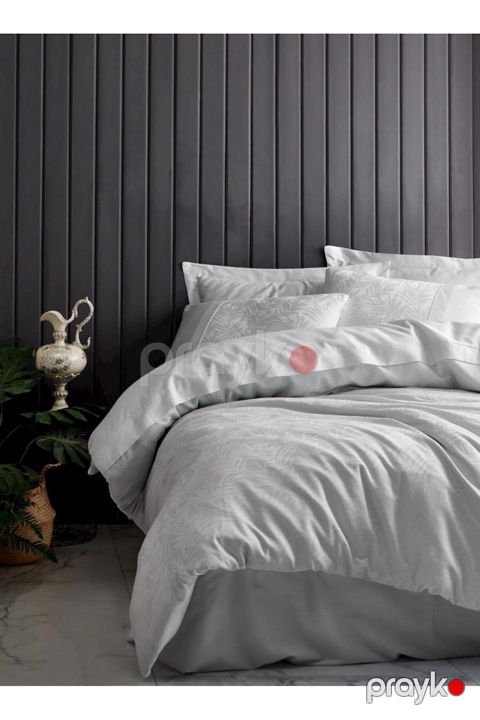 Yataq dəsti Cotton Box Jakarli Saten iki nəfərlik, yorğan üzü 200x220 sm, mələfə 240x260 sm, yastıq üzü 4 əd x 50x70 sm — Bakı
