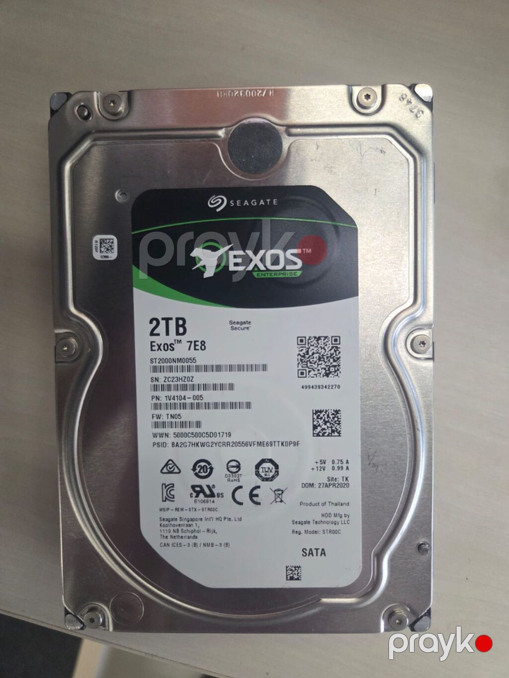 Daxili Sərt disk (HDD) 2 TB, 7200 RPM, 3.5", İşlənmiş — Sabit diskləri, Bakı (2)