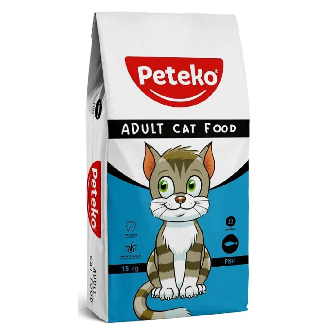 Peteko Adult Cat Fish, yetkin pişiklər üçün quru yem, balıqla (çəki ilə) — Bakı