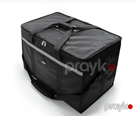 İzolyasiya edilmiş çanta Sannea, oksford, qara, 50 l — Bakı