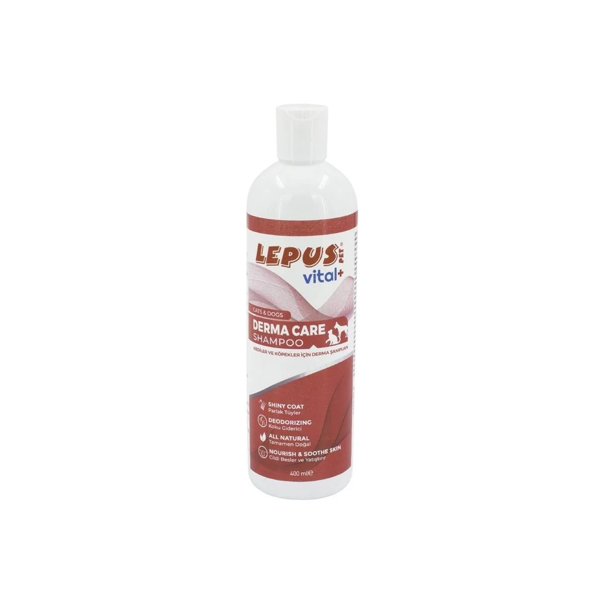 Lepus Pet Derma Baxım Şampunu, pişik və itlərin problemli dərisi üçün, 400 ml — Bakı