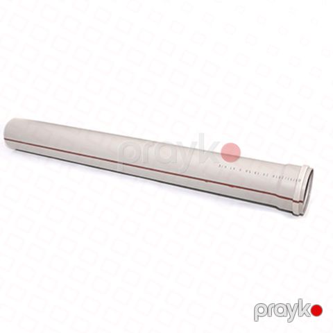 Alfa kanalizasiya borusu (narıncı) 110 - (6 m) 1,8 mm — Omid.az — Repair & Construction