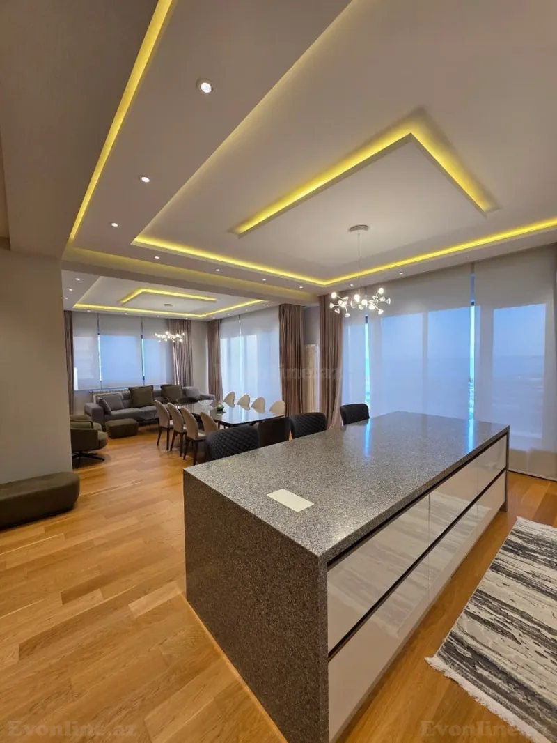 Kirayə verilir 4 otaqlı Mənzil Yeni tikili 205 m² Bakı, Xətai r., Ağ şəhər — Mənzil, Bakı (3)