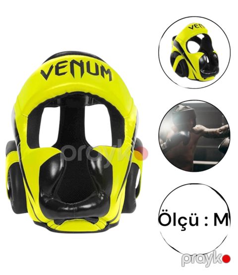 Qoruyucu dəbilqə WS1183, süni dəri, sarı, ölçü M — Bakı