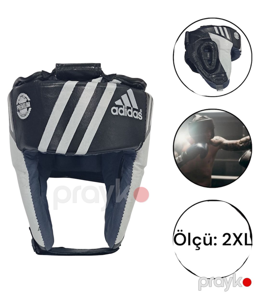 Qoruyucu dəbilqə WS1156, dəri, qara, ölçü M — Mallar, Bakı (2)