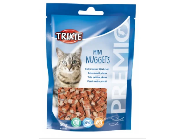 Trixie Mini Naggets pişik şirniyyatları tuna, toyuq və pişik nip ilə, 50 q — Bakı