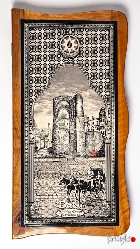Nərd Az Nərd 60 Gerb, taxta, qəhvəyi, 33х65 sm — Bakı