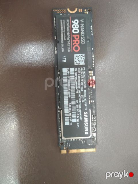 Samsung 980 PRO NVMe M.2 SSD – 1TB - Model: Samsung V-nand SSD 980 — Gəncə