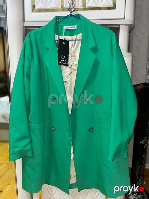 Brend: Sahra Afra Model: Qadın oversize/blazer gödəkçə - Rəng — Bakı