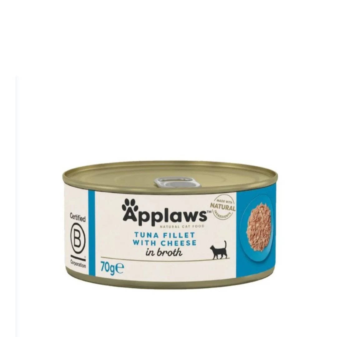 Applaws Pişiklər üçün pendirli tuna, pendirli tuna filesi, 70 q — Bakı