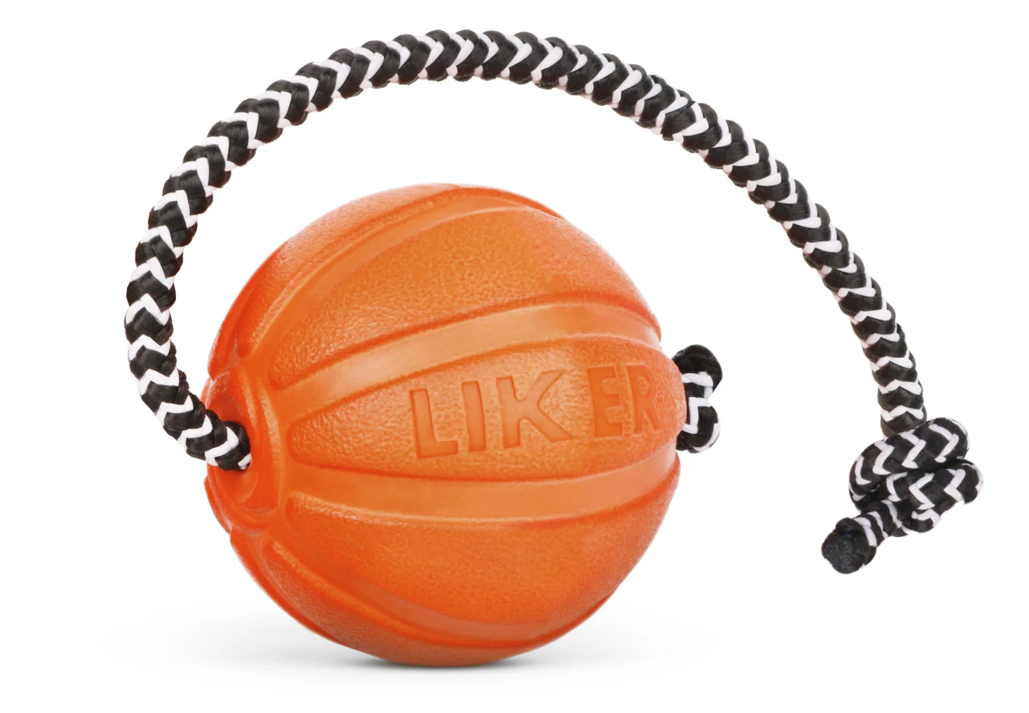 Collar Liker Cord, bala itlər və kiçik cins itlər üçün kordonlu top, narıncı, Ø5 sm — Bakı