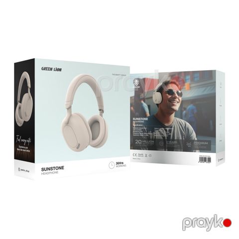 Green Lion Sunstone Headphone - Beige Bej — Bakı