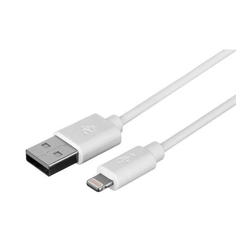 Kabel 2E USB 2.0 to Lightning Cable Single Molding Type/1m/White — Bakı