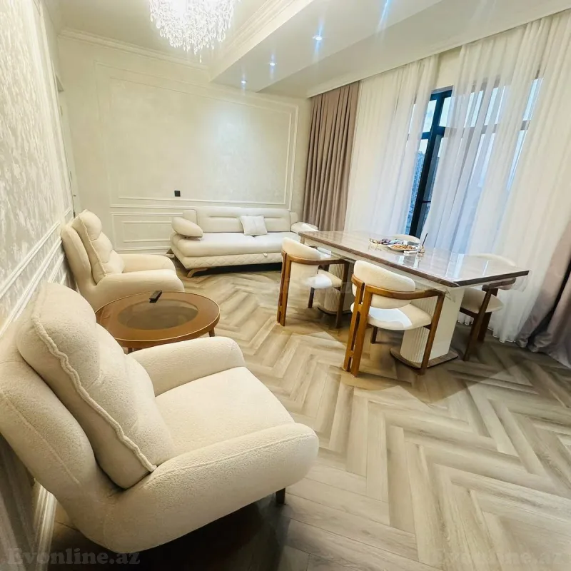 Kirayə verilir 3 otaqlı Mənzil Yeni tikili 100 m² Bakı, Nərimanov r — Mənzil, Bakı (2)