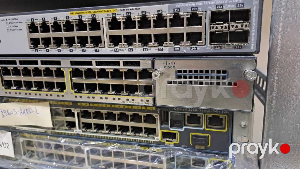 Cisco 3750X-24P-S Switch — Şəbəkə və server avadanlığı, Bakı (2)