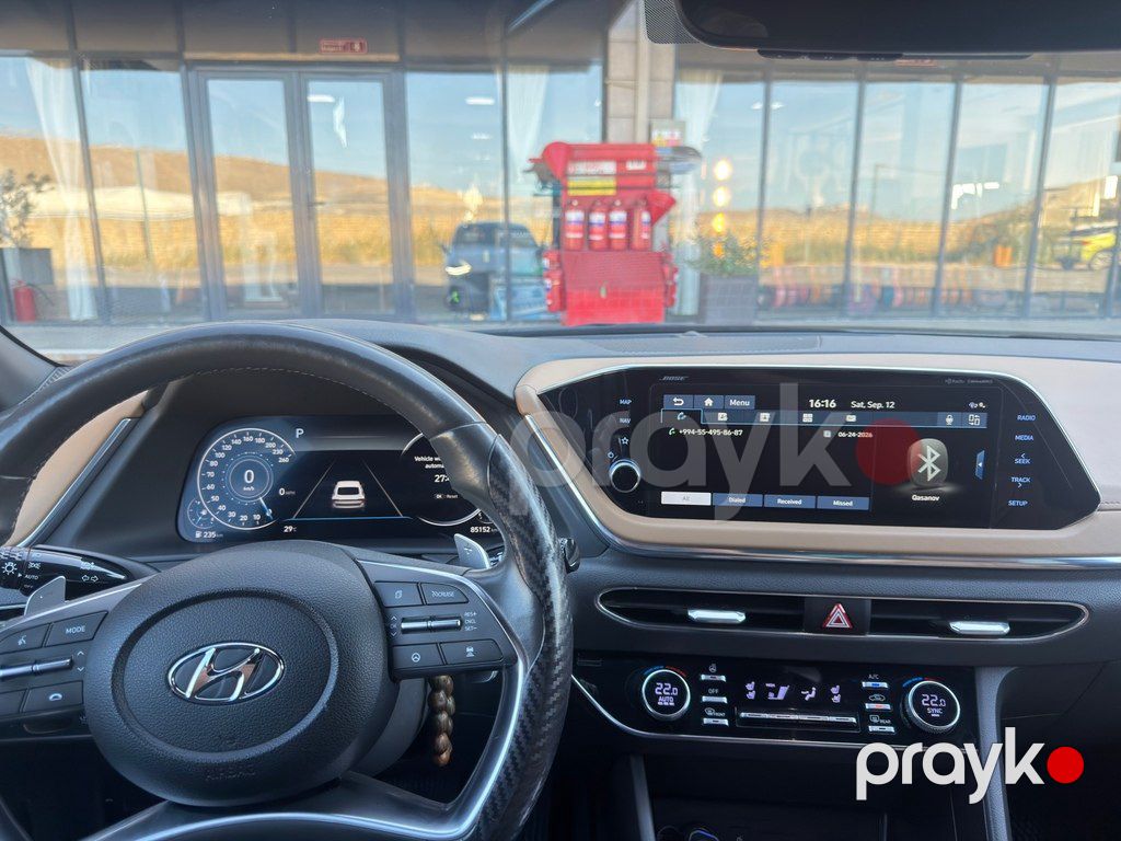 Hyundai Sonata, 1.6 L, 2021 il, 85 000 km — Avtomobillər, Bakı (9)