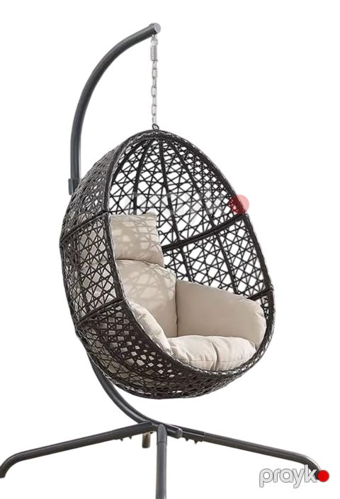 Asma kreslo-qamak Rattan, qəhvəyi, 250x170x230 sm — Bakı