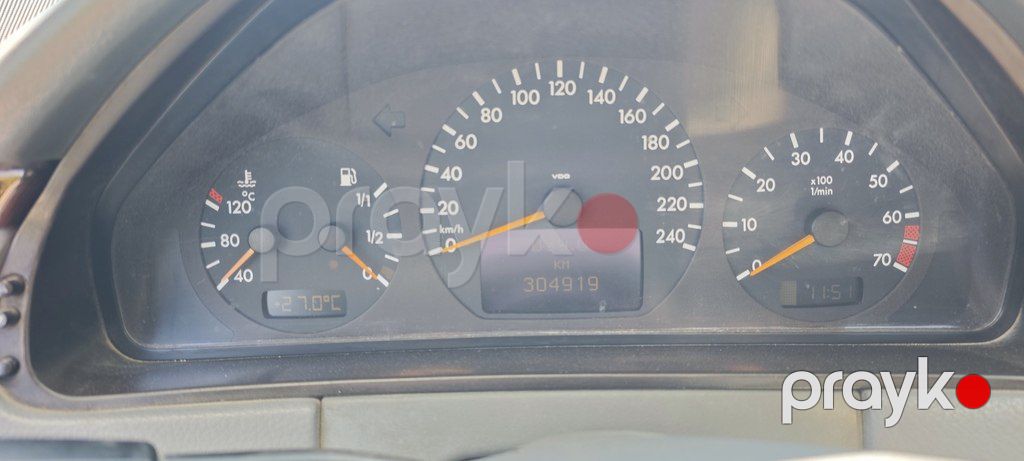 Mercedes E 240, 2.4 L, 1999 il, 304 919 km — Avtomobillər, Bakı (11)