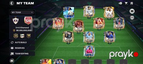 Fıfa Mobile hesabı – yüksək reytingli komanda - Ümumi OVR: 128 — Digah