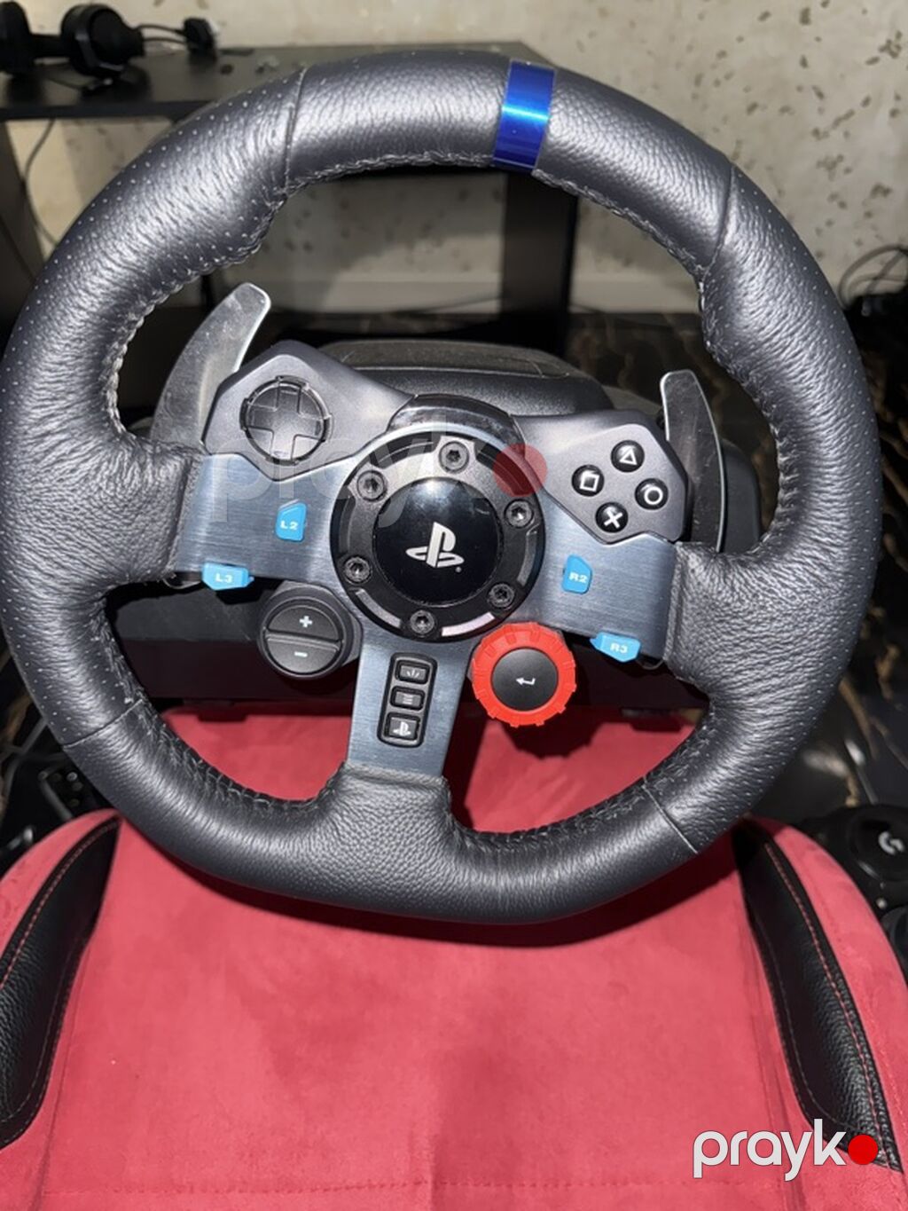Satış: Logitech G29 Driving Force sükan dəsti və sim racing oturacağı — Ofis mebeli, Bakı (2)