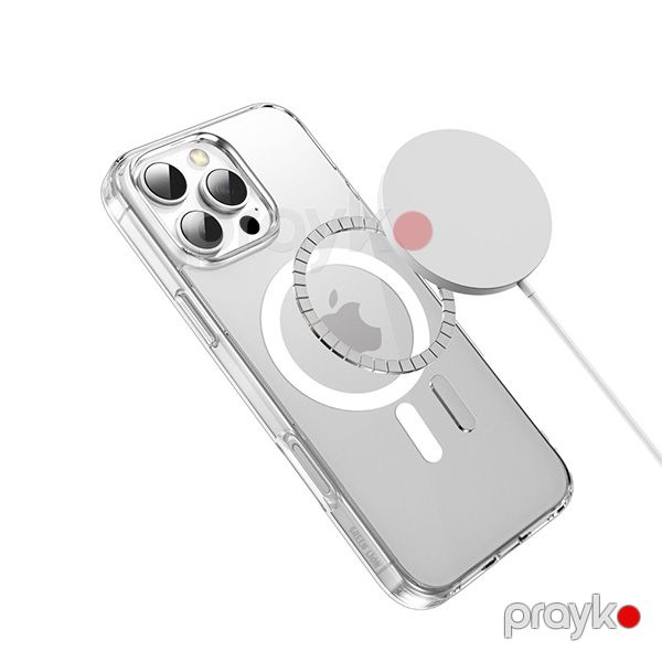 Green Lion Magsafe Crystal Clear Case iPhone 16 6.1 (GNMCRYC16CL) Şəffaf — Mallar, Bakı (2)