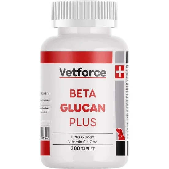 Vetforce Beta Qlükan C vitamini, sink qaraciyər dəstəyi itlər üçün 300 tablet — Bakı