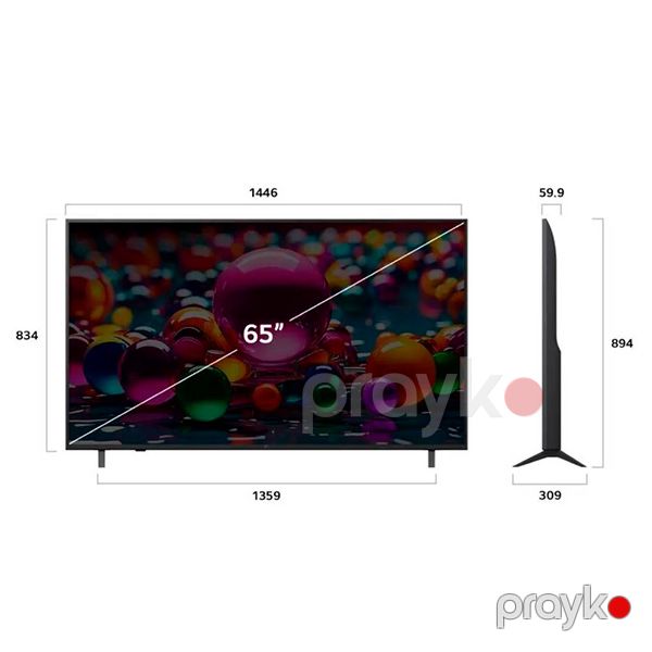 Televizor LG 65UA75009LA.ADKG Black — Televizorlar, Bakı (2)