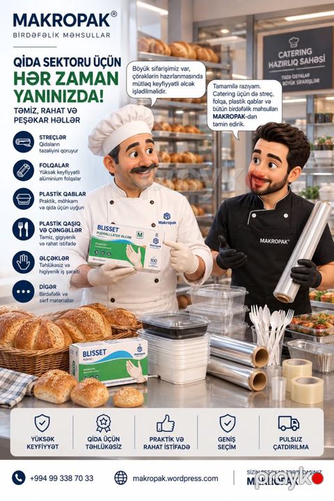 Birdəfəlik məhsullar (əlcəklər və.s) — Bakı
