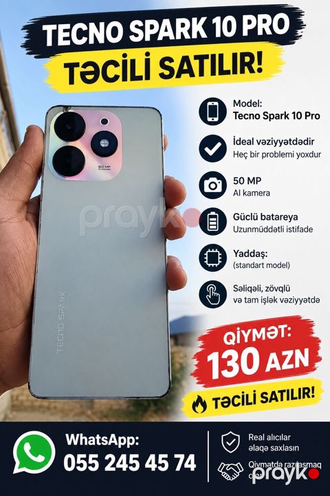 Tecno Spark 10 Pro — Gəncə