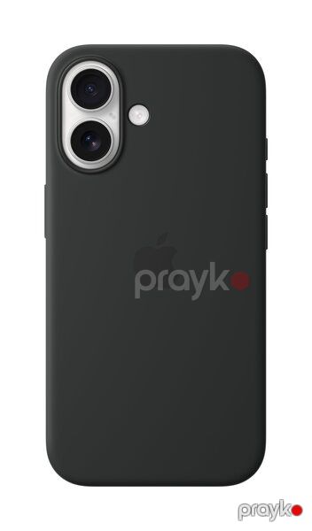 iPhone 16 Silicone Case with MagSafe - Black, Model A3313 Black — Bakı