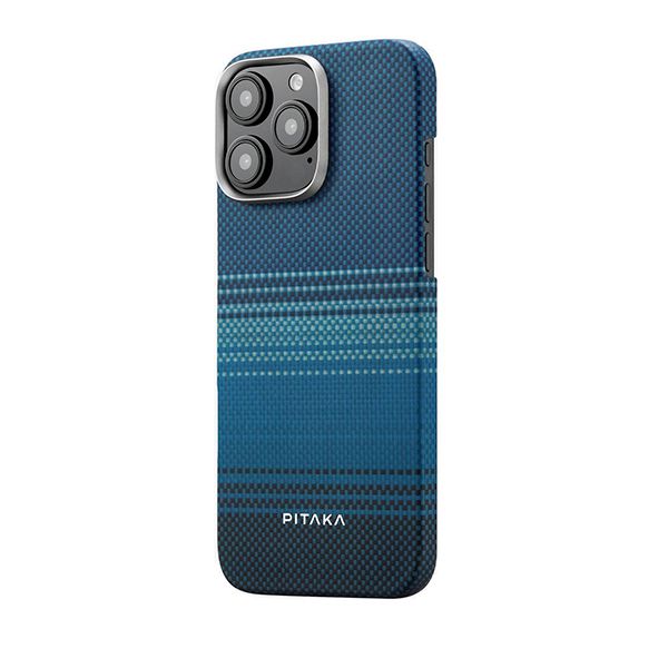 Pitaka Tactile Woven Ultra Slim Case For iPhone 16 Pro Max (KI1601MOM) Moonrise — Mallar, Bakı (3)