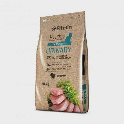 Fitmin Cat Purity Urinary with Turkey, pişiklərdə sidik daşı xəstəliyinin profilaktikası üçün quru yem, hinduşka dadı ilə, 10 kq (çəki ilə) — კატები