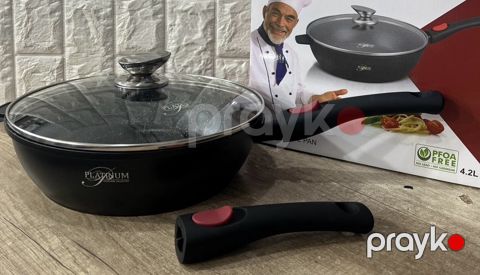 Tava SS2490, keramika, qara, 28 sm — Bakı