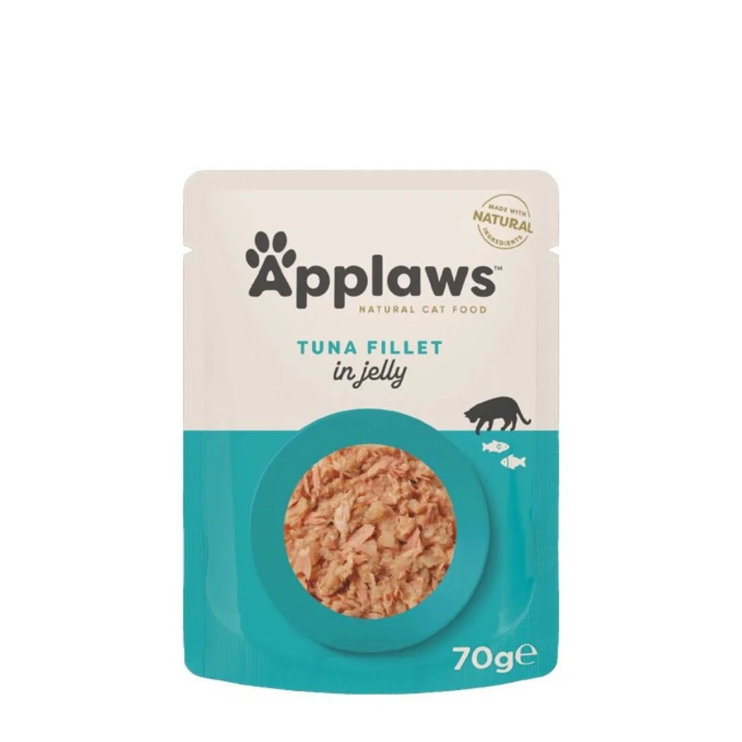 Applaws Tender Tuna Yaş Pişik Yemi, Jelly Tuna ilə, 70q — Bakı