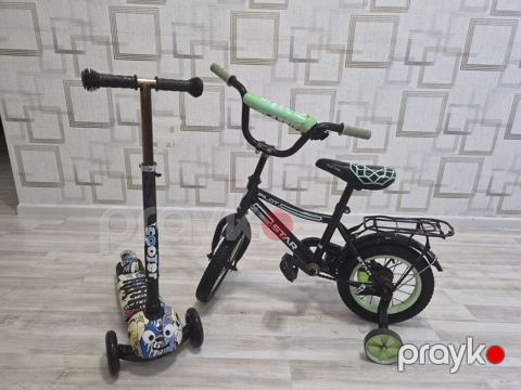 Uşaq velosipedi və skuter dəsti - Velosiped: Pilot Star uşaq modeli — Masazır