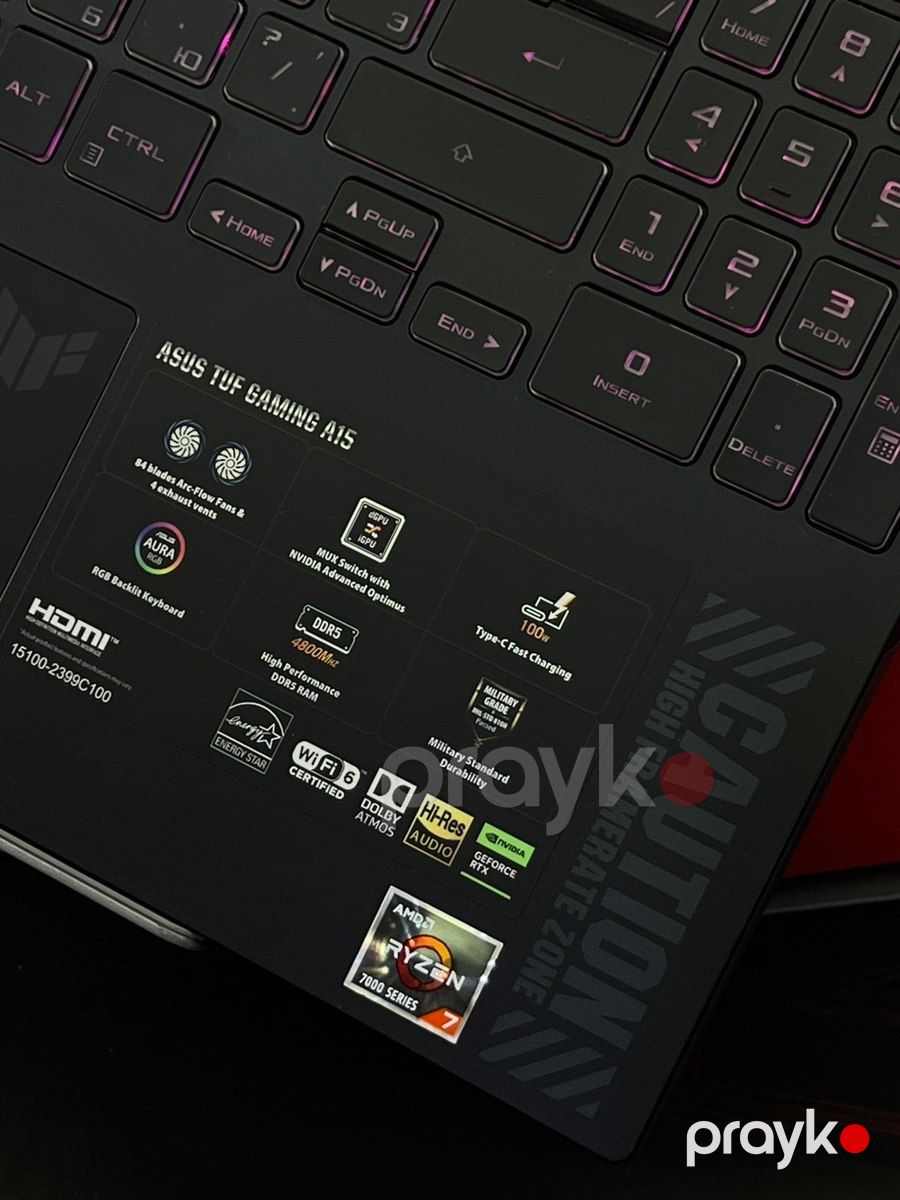 Asur Tuf Gaming A15 RTX 4060 — Noutbuklar, Bakı (4)