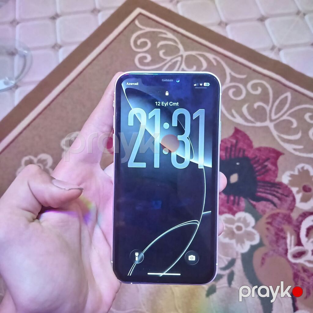 IPhone 11, 64 GB, Gümüşü, Face ID — Apple iPhone, Ağcabədi (4)