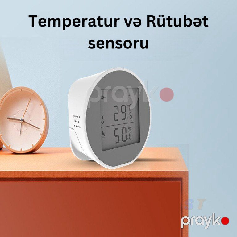 Ağıllı WiFi temperatur və nəmişlik sensoru — Ağıllı ev və təhlükəsizlik, Bakı (4)