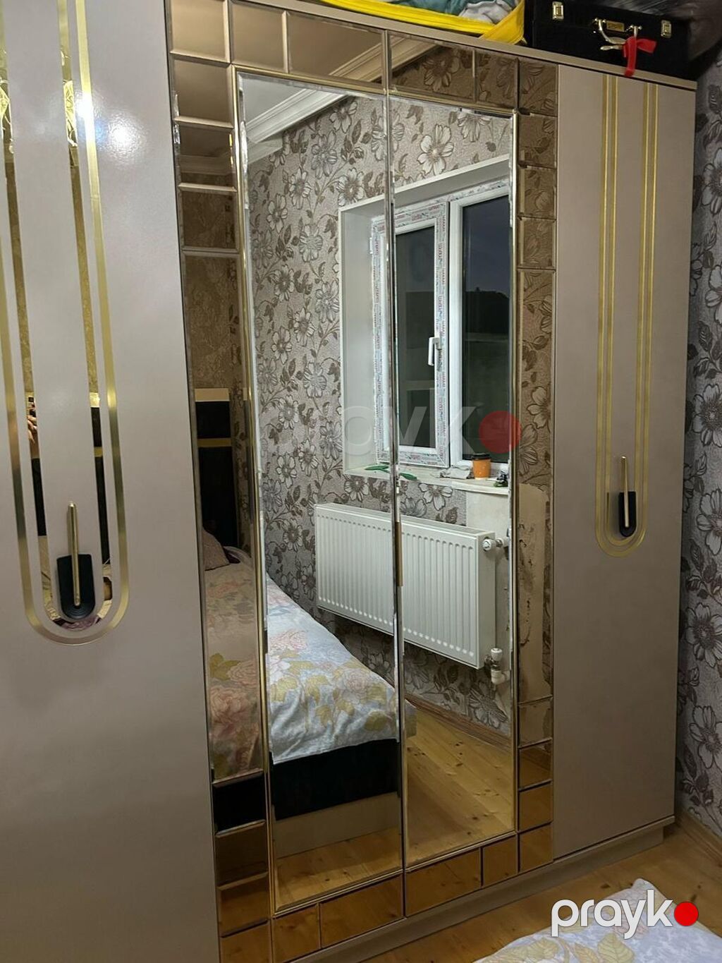 Yataq otağı mebel dəsti - Geniş iki nəfərlik çarpayı: hündür, yumşaq — Yataq otağı mobilya dəstləri, Mehdiabad (4)