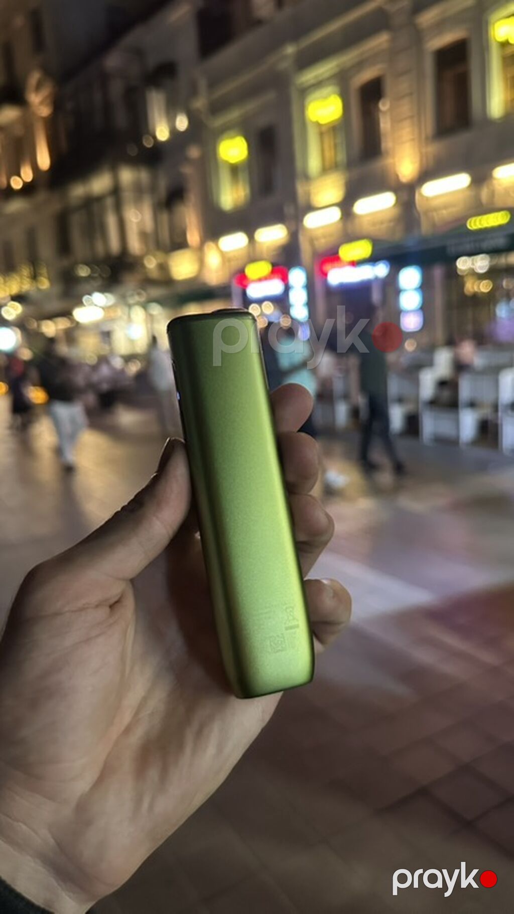 Iqos gloya bənzər tütün qızdırma cihazı – yaşıl (metalik) rəng — Elektronik siqaretlər, Bakı (2)