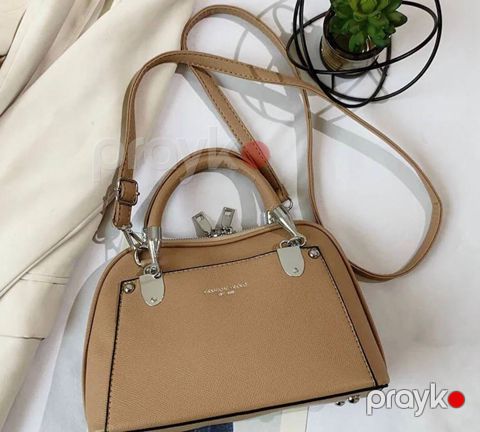 Qadın dəri çantası FB1674_beige — Bakı