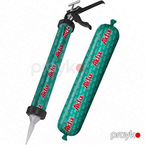 Membran yapışdırıcı akfix 907N qara 600ML — Omid.az — Təmir və tikinti
